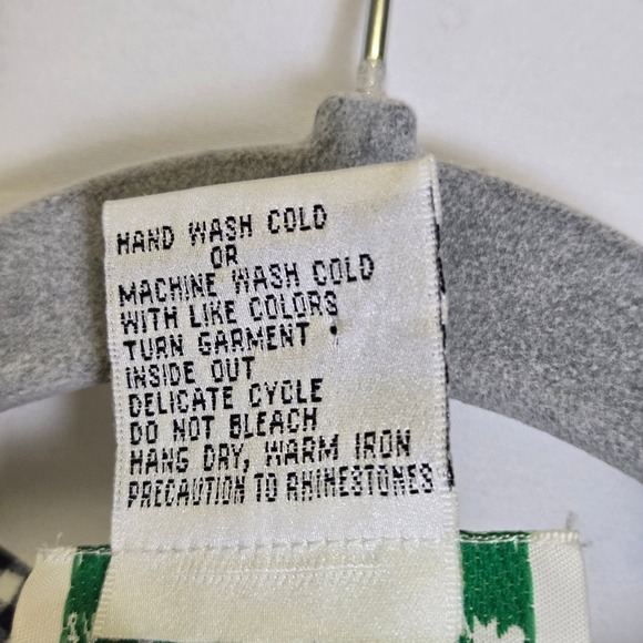 Vtg Quacker Factory Gingham Watermelon Themed Short Sleeve Button Down Shirt, 3X - Picture 5 of 13